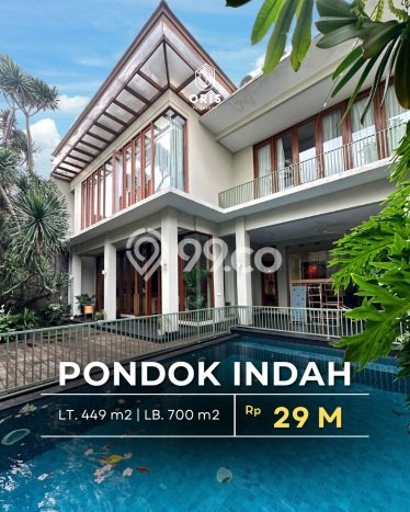 Hunian Mewah LB 700m2 Siap Huni Desain Elegan di Pondok Indah, Jakarta Selatan Hunian Mewah LB 700m2 Siap Huni Desain Elegan di Pondok Indah, Jakarta Selatan