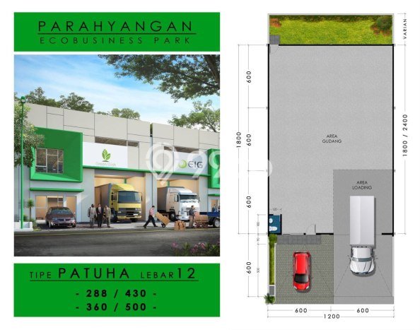 Gudang Dijual di Prime Area Bandung Luas 108m2 Gudang Dijual di Prime Area Bandung Luas 108m2