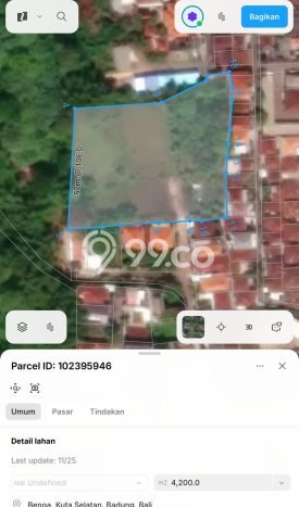 Jarang Ada! Tanah Kavling Disewakan di Badung 4200m2 Jarang Ada! Tanah Kavling Disewakan di Badung 4200m2