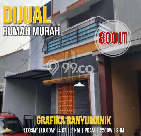 Rumah Akses Mudah area Banyumanik, Semarang, Luas 84m² Bangunan 80m² Rumah Akses Mudah area Banyumanik, Semarang, Luas 84m² Bangunan 80m²