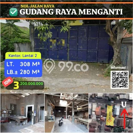 Gudang Dijual di Prime Area Surabaya Luas 280m2 Gudang Dijual di Prime Area Surabaya Luas 280m2