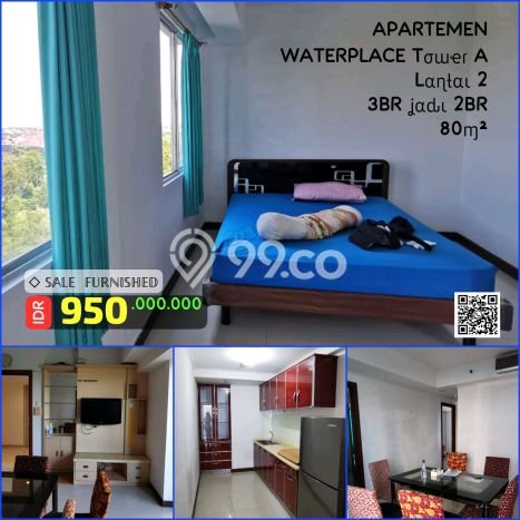 Apartemen Premium Kawasan Pakuwon Indah, Luas 80m2m², 2 KM Apartemen Premium Kawasan Pakuwon Indah, Luas 80m2m², 2 KM
