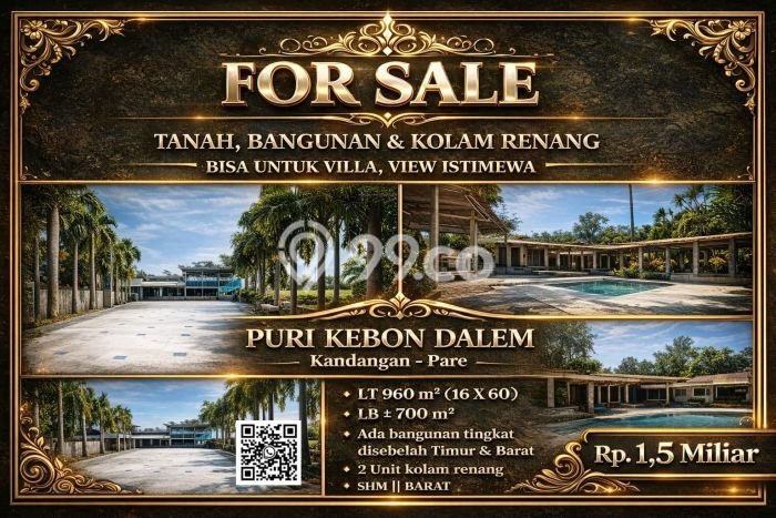 Lahan Dijual Lokasi Pare, Kediri dengan Luas Tanah 960m2 dan Status SHM Lahan Dijual Lokasi Pare, Kediri dengan Luas Tanah 960m2 dan Status SHM