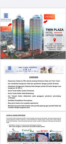 Kantor Bagus Dijual LB 38182m2 Lokasi Strategis Jakarta Barat Area Cocok untuk Bisnis Kantor Bagus Dijual LB 38182m2 Lokasi Strategis Jakarta Barat Area Cocok untuk Bisnis