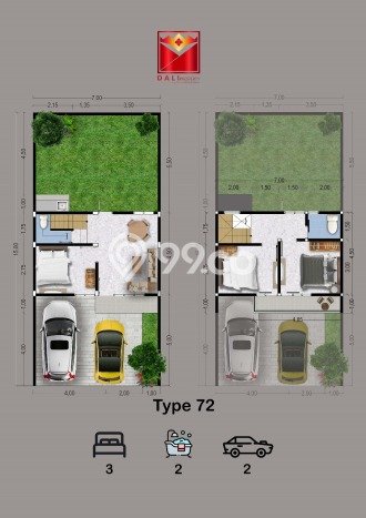 Rumah Strategis Minimalis Lb 72m2 di Cilodong, Depok Rumah Strategis Minimalis Lb 72m2 di Cilodong, Depok