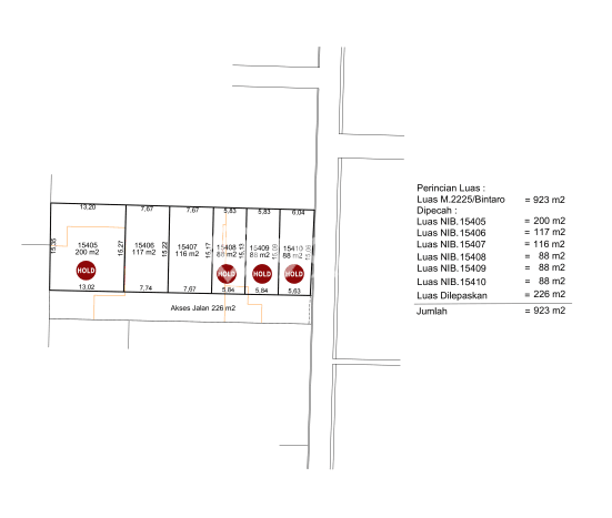 Tanah untuk Dijual di Pesanggrahan Jakarta Selatan Luas 117m2 Tanah untuk Dijual di Pesanggrahan Jakarta Selatan Luas 117m2