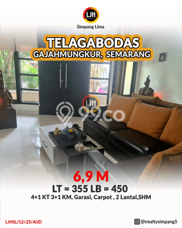 Siap Huni Hunian Elit 5 Kamar di Gajah Mungkur Dekat ke Mana Saja Siap Huni Hunian Elit 5 Kamar di Gajah Mungkur Dekat ke Mana Saja