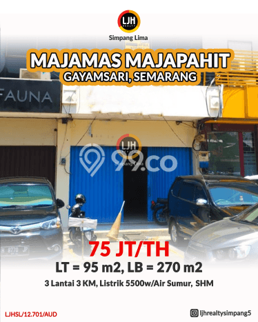 Ruko Disewakan di Kawasan Ramai Gayamsari, Semarang Ruko Disewakan di Kawasan Ramai Gayamsari, Semarang