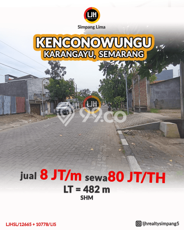 Tanah Investasi Dijual di Semarang Punya Luas 482m2 Tanah Investasi Dijual di Semarang Punya Luas 482m2