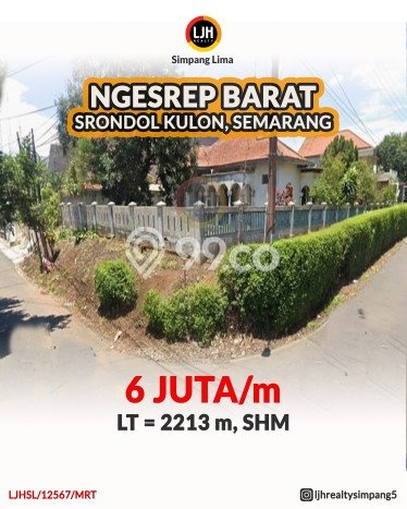 Tanah Dijual Lokasi Banyumanik Semarang SHM Tanah Dijual Lokasi Banyumanik Semarang SHM