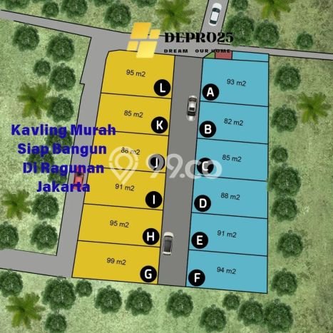 Tanah Dijual Lokasi Strategis di Jakarta Selatan dengan Luas 82m2 Tanah Dijual Lokasi Strategis di Jakarta Selatan dengan Luas 82m2