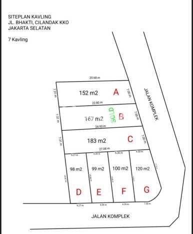 Tanah Kosong Dijual di Jakarta Selatan dengan Area 99m2 Tanah Kosong Dijual di Jakarta Selatan dengan Area 99m2