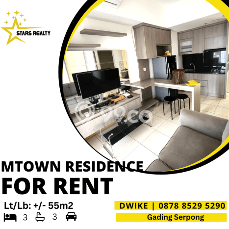 Apartemen Kawasan Gading Serpong, 3 KT, Luas 55m², Akses Gading Serpong, Tangerang, Tangerang Apartemen Kawasan Gading Serpong, 3 KT, Luas 55m², Akses Gading Serpong, Tangerang, Tangerang