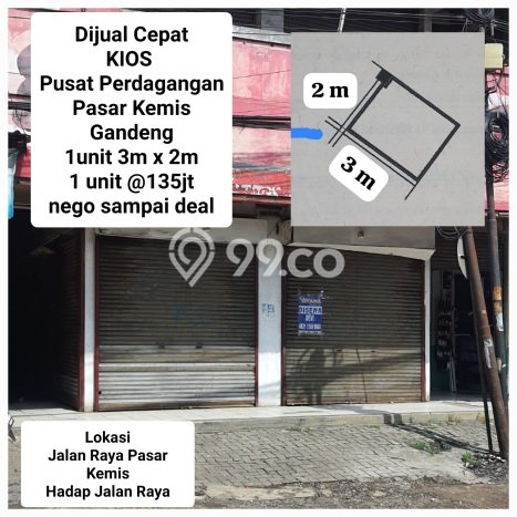 Komersial Bagus Dijual LB 6m2 Lokasi Strategis Tangerang Area Cocok untuk Berbisnis Komersial Bagus Dijual LB 6m2 Lokasi Strategis Tangerang Area Cocok untuk Berbisnis