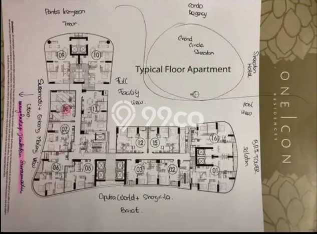 Unit Apartemen Dijual di Sawahan, Surabaya, dengan 2 Bedroom, 1 Bathroom Unit Apartemen Dijual di Sawahan, Surabaya, dengan 2 Bedroom, 1 Bathroom