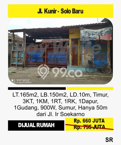 Hunian Cantik Modern Lb 150m2 di Grogol, Sukoharjo Hunian Cantik Modern Lb 150m2 di Grogol, Sukoharjo
