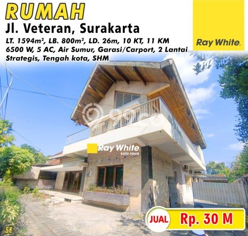 Siap Huni Rumah Mewah 10 Kamar di Serengan Dekat ke Mana Saja Siap Huni Rumah Mewah 10 Kamar di Serengan Dekat ke Mana Saja