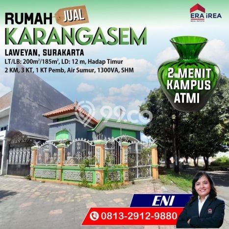 Jual Rumah Strategis Bagus Punya 3 KT di Laweyan Surakarta SHM Jual Rumah Strategis Bagus Punya 3 KT di Laweyan Surakarta SHM