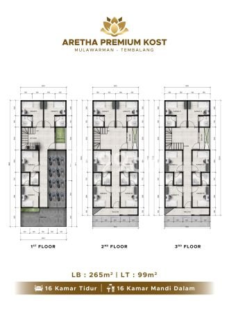 Unit Kost Dijual di Tembalang dengan 7 Kamar Tidur & Luas Bangunan 120m2 Unit Kost Dijual di Tembalang dengan 7 Kamar Tidur & Luas Bangunan 120m2