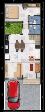 Rumah Modern Cantik 4 KT Siap Huni di Duren Sawit Rumah Modern Cantik 4 KT Siap Huni di Duren Sawit
