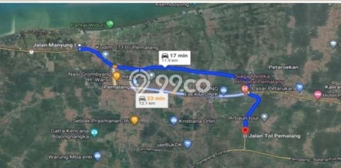 Tanah Kavling untuk Dijual di Pemalang Pemalang 23763m2 Tanah Kavling untuk Dijual di Pemalang Pemalang 23763m2