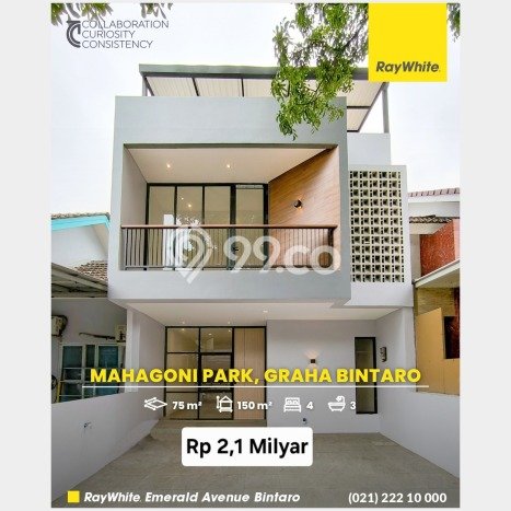 Rumah Minimalis 4 Kamar LT 76m2 di Bintaro Rumah Minimalis 4 Kamar LT 76m2 di Bintaro