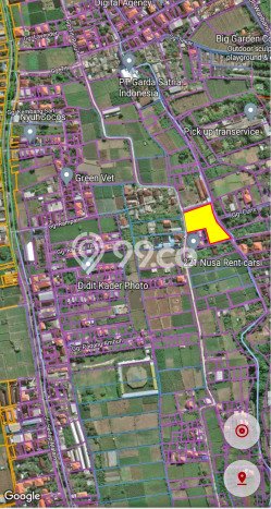 Dijual Tanah 2960m2 di Sanur, Denpasar Dijual Tanah 2960m2 di Sanur, Denpasar