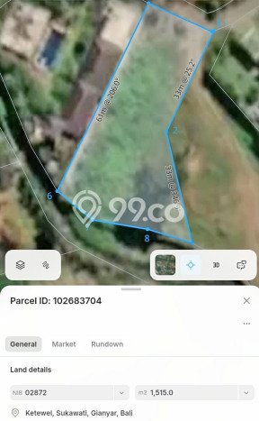 Tanah Dijual Area Strategis di Ketewel Gianyar 1515m2 Tanah Dijual Area Strategis di Ketewel Gianyar 1515m2