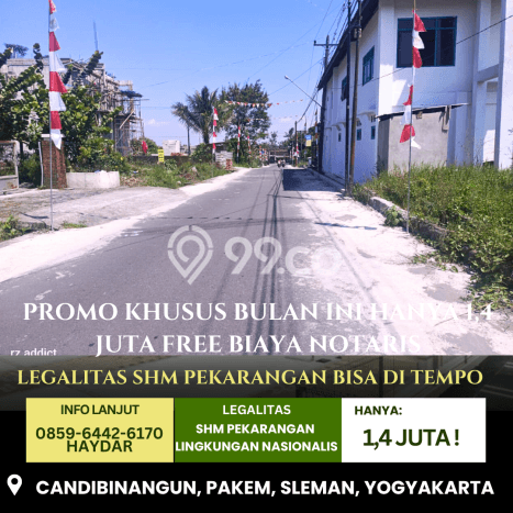 Tanah Kavling untuk Dijual di Pakem Sleman 132m2 Tanah Kavling untuk Dijual di Pakem Sleman 132m2