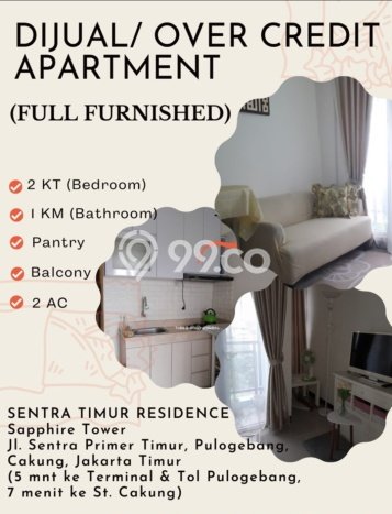 Siap Milik Apartemen 2 KT 1 KM di Cakung Siap Milik Apartemen 2 KT 1 KM di Cakung