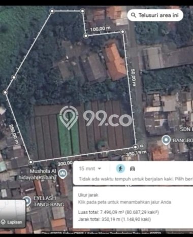 Tanah Dijual di Jakarta Barat Seluas 7496m2 Strategis Tanah Dijual di Jakarta Barat Seluas 7496m2 Strategis