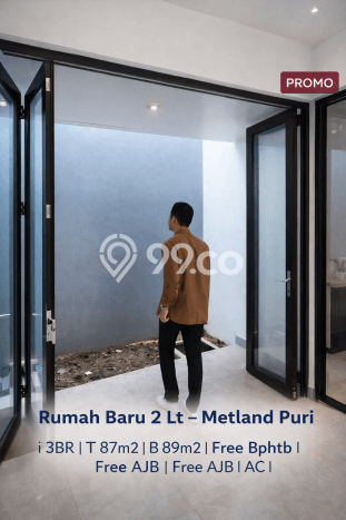 For Sale Hunian Rumah Terawat 3 Kamar di Metland Puri, Jakarta Barat For Sale Hunian Rumah Terawat 3 Kamar di Metland Puri, Jakarta Barat