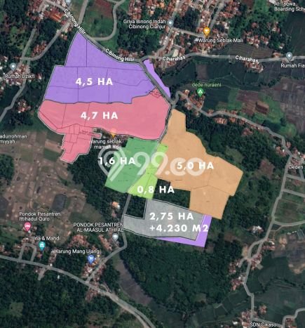 Tanah di Cilaku, Cianjur Luas 200000m2 Dijual Segera Tanah di Cilaku, Cianjur Luas 200000m2 Dijual Segera