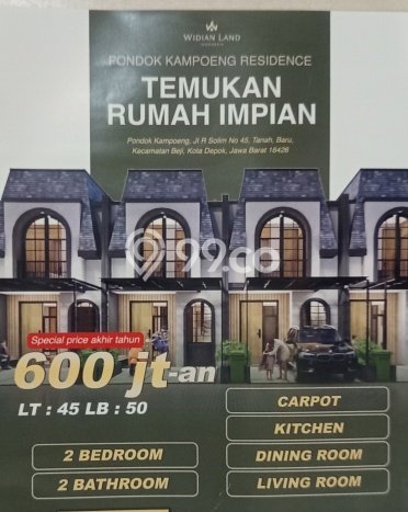 Dijual Rumah Eksklusif 2 KT di Tanah Baru, Depok Dijual Rumah Eksklusif 2 KT di Tanah Baru, Depok