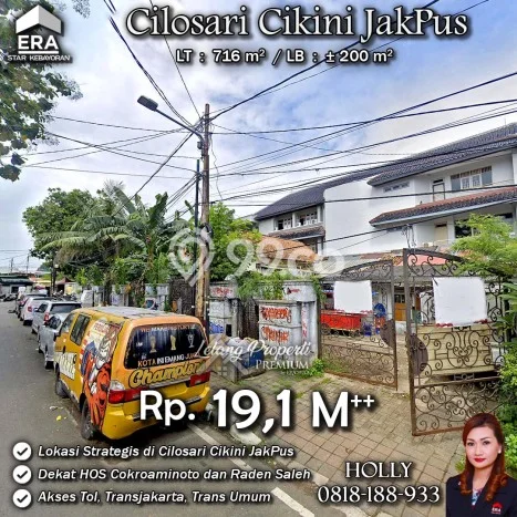Tanah Dijual di Jakarta Pusat Seluas 716m2 Strategis Tanah Dijual di Jakarta Pusat Seluas 716m2 Strategis