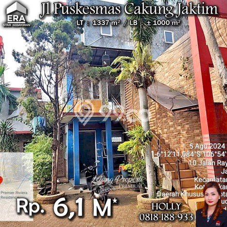 Tanah Komersial Dijual di Jatinegara Jakarta Timur 1337m2 Tanah Komersial Dijual di Jatinegara Jakarta Timur 1337m2