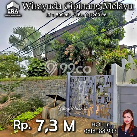 For Sale! Premium House LT 509m2 Desain Modern di Cipinang Melayu For Sale! Premium House LT 509m2 Desain Modern di Cipinang Melayu
