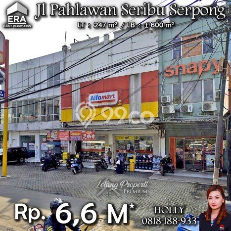Ruko Dijual di BSD LT 247m2, LB 600m2 untuk Investasi Ruko Dijual di BSD LT 247m2, LB 600m2 untuk Investasi