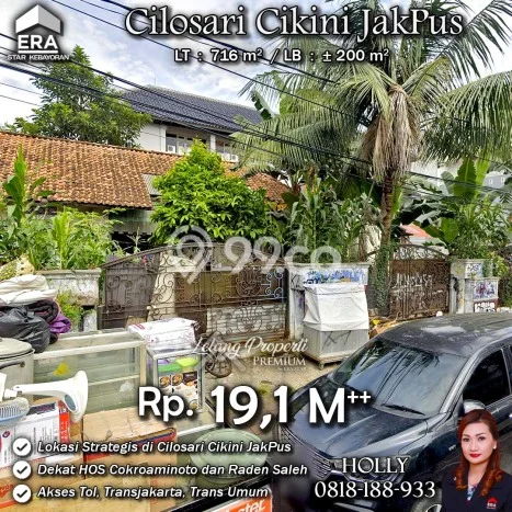 Tanah Dijual di Jakarta Pusat Seluas 716m2 Strategis Tanah Dijual di Jakarta Pusat Seluas 716m2 Strategis