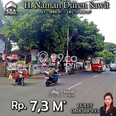 FOR SALE! Komersial di Duren Sawit Jakarta Timur, LT 690m2, LB 300m2 FOR SALE! Komersial di Duren Sawit Jakarta Timur, LT 690m2, LB 300m2