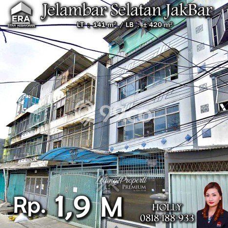 Untuk Dijual! Ruko di Jelambar Jakarta Barat LT 141m2 / LB 420m2 Kawasan Strategis Untuk Dijual! Ruko di Jelambar Jakarta Barat LT 141m2 / LB 420m2 Kawasan Strategis