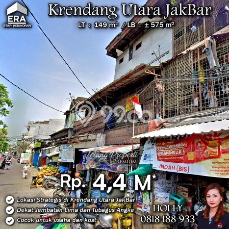 Ruko Bagus LT 149m2 LB 575m2 Dijual di Tambora Jakarta Barat Ruko Bagus LT 149m2 LB 575m2 Dijual di Tambora Jakarta Barat