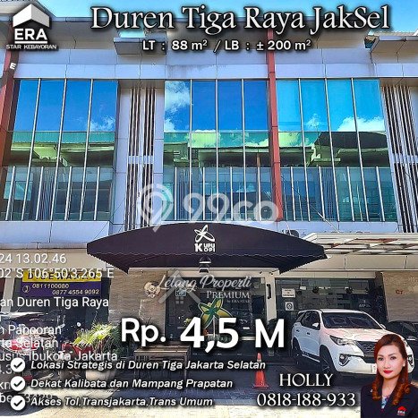Paling Diincar! Komersial Dijual di Duren Tiga Harga Kompetitif Paling Diincar! Komersial Dijual di Duren Tiga Harga Kompetitif