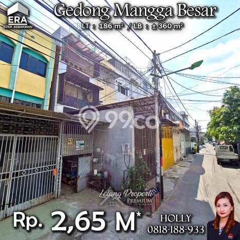 Untuk Dijual! Ruko di Mangga Besar Jakarta Barat LT 186m2 / LB 360m2 Kawasan Strategis Untuk Dijual! Ruko di Mangga Besar Jakarta Barat LT 186m2 / LB 360m2 Kawasan Strategis