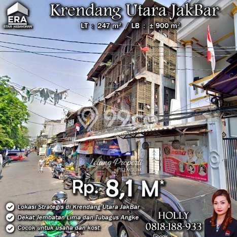 Ruko Paling Dicari LB 900m2 Dijual di Tambora Ruko Paling Dicari LB 900m2 Dijual di Tambora