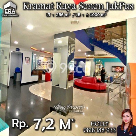 Kantor Dijual di Jakarta Pusat LT 256m2 & LB 1000m2 Lokasi Terbaik! Kantor Dijual di Jakarta Pusat LT 256m2 & LB 1000m2 Lokasi Terbaik!