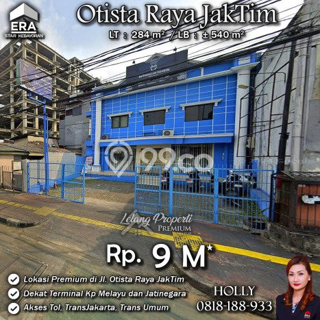 Dijual! Komersial di Otista Jakarta Timur LT 284m2 / LB 540m2 Kawasan Strategis Dijual! Komersial di Otista Jakarta Timur LT 284m2 / LB 540m2 Kawasan Strategis