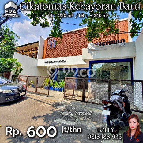 Komersial Disewa di Kebayoran Baru, Jakarta Selatan, LT 220m2 / LB 240m2 Komersial Disewa di Kebayoran Baru, Jakarta Selatan, LT 220m2 / LB 240m2