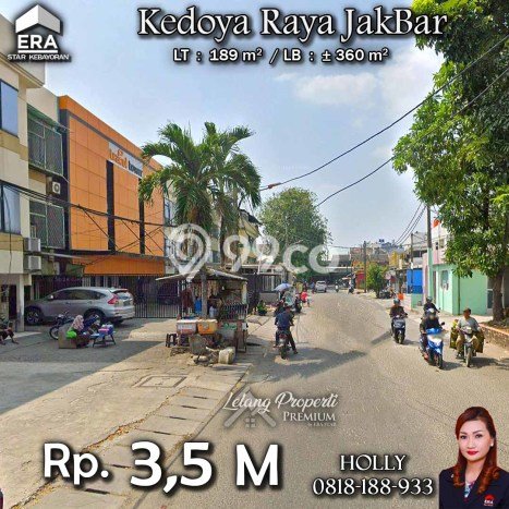 Ruko Dijual di Jakarta Barat LT 189m2 & LB 360m2 Lokasi Terbaik! Ruko Dijual di Jakarta Barat LT 189m2 & LB 360m2 Lokasi Terbaik!