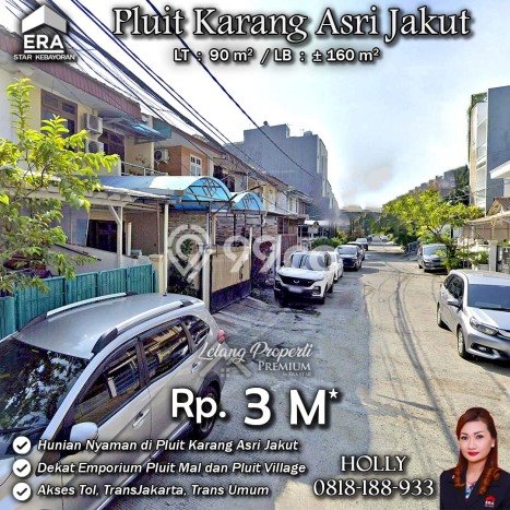 For Sale! Luxury House LT 90m2 Desain Elegan di Pluit For Sale! Luxury House LT 90m2 Desain Elegan di Pluit